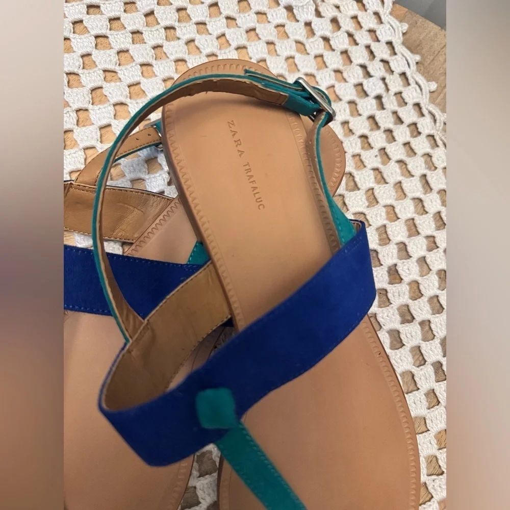 Zara Trafaluc Multicolor sandals, Size 40(9) - Picture 5 of 7